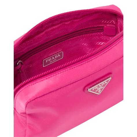 fabric cosmetic pouch prada|prada pouch price.